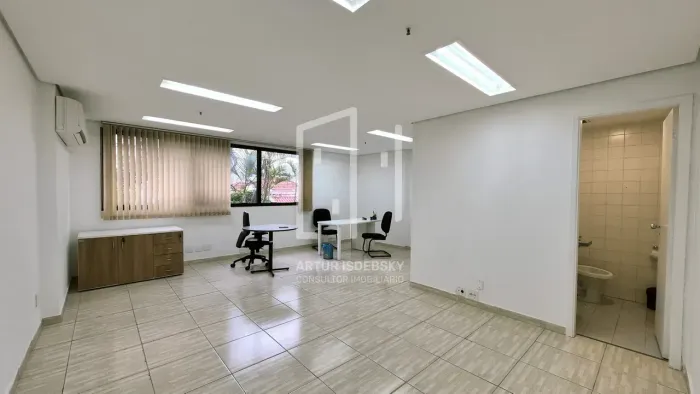 Alugar Sala Comercial 37m² c/ 2 vagas,  ar-condicionado  Rua Itapicuru - Perdizes