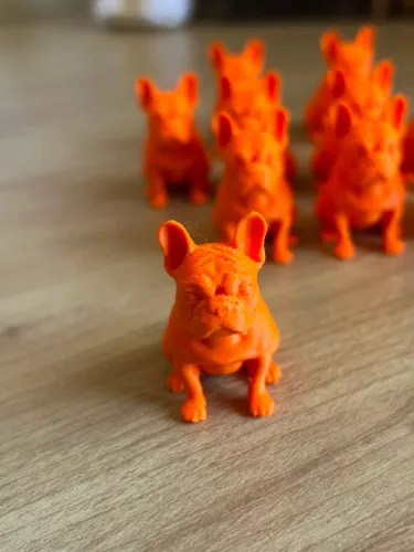 Miniatura 3D Buldogue Francês