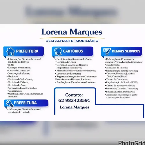 Serviço de despachante imobiliário 