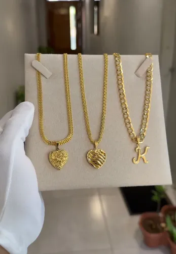Joias banhadas a ouro