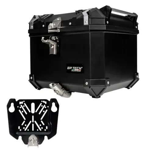 Baú para motos, atualmente está em uma Tiger 809 XCa
