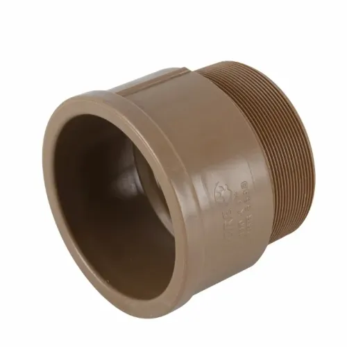 Adaptador Soldável Curto Tigre 110mm X 4 Pvc Marrom