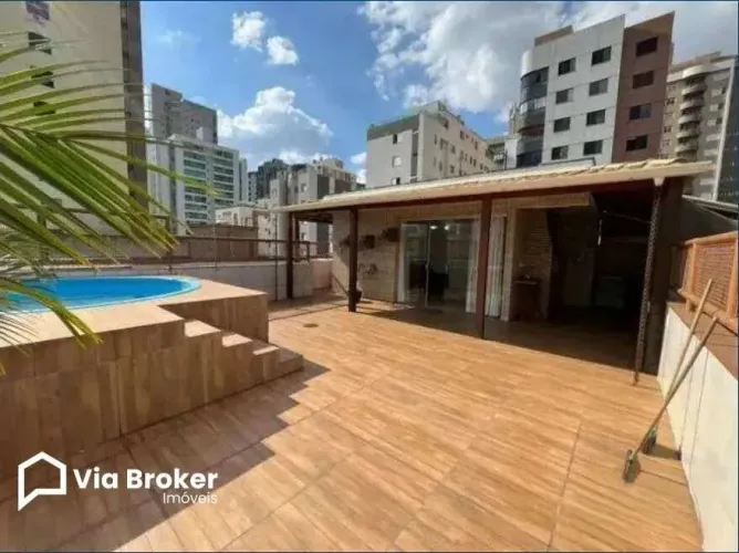 Cobertura à venda, no Condomínio Edifício D. Cecilia I, em Belo Horizonte, Buritis, com 3 