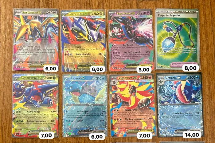 Carta Pokémon diversas
