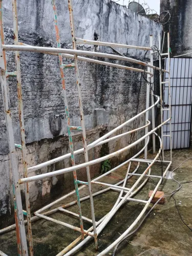 Estrutura de ferro para barracão