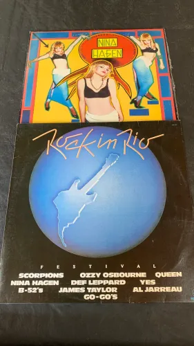 Nina Hagen 1983 é Rock in Rio 1984 em vinil 