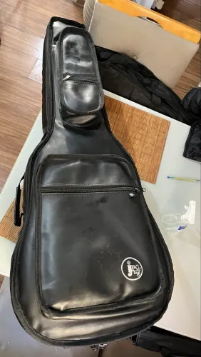 Bag JPG Violão Classico Folk Preto Couro Sintético