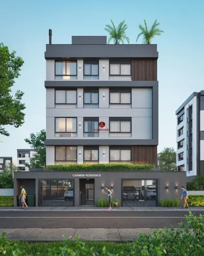 Apartamento à venda com 77,9m² no Carmem Residence, na Pedra Branca, em Palhoça/SC.