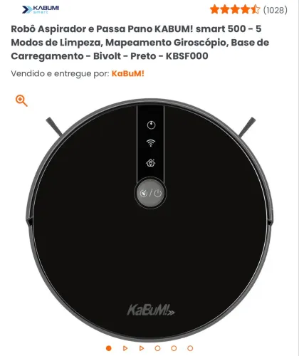 Robô de limpeza Kabum
