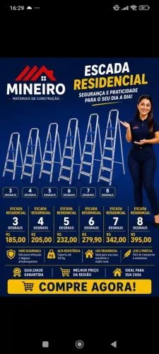 Escada residencial (ALUMASA)