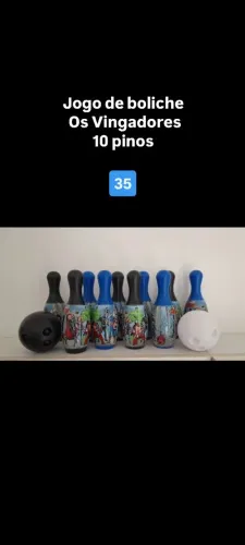 Jogo boliche infantil