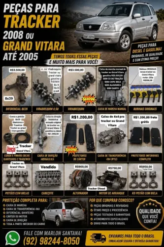 Peças 4x4 tracker ou Grand Vitara Suzuki 