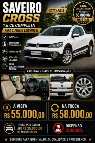 Volkswagen Saveiro Cross 1.6 MI Total Flex 8V CE 2013