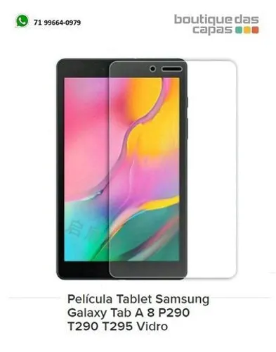 Pelicula de vidro temperado samsung tab A 8 SM-T295 T290 P290