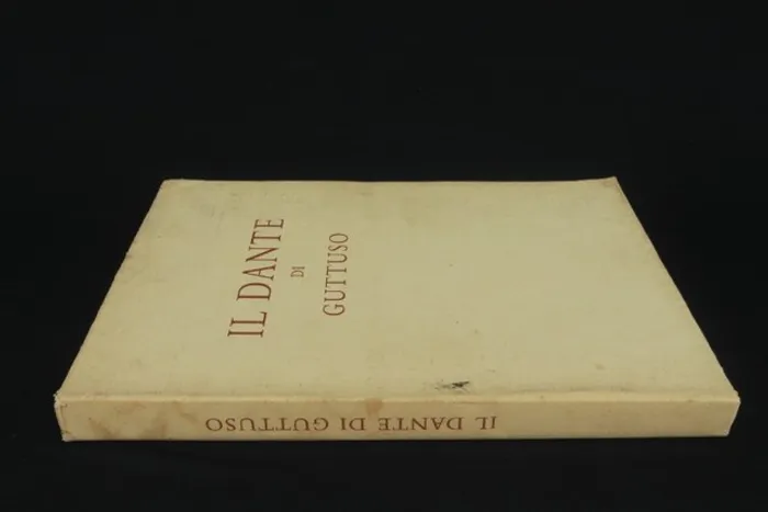 Livro Il Dante Di Guttuso Vintage 1970 A Divina Comédia