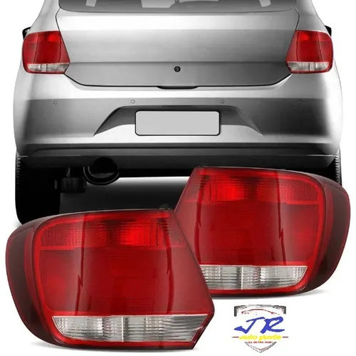 Par Lanterna Traseira Gol G6 2012 2013 2014 2015 2016 Bicolor 