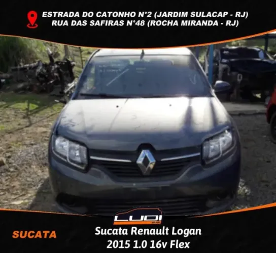 Sucata Renault Logan 2015 1.0 16v Flex