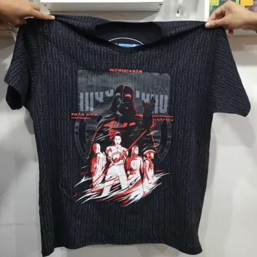 Camiseta / Camisa Star Wars Dupla Face (Piticas)