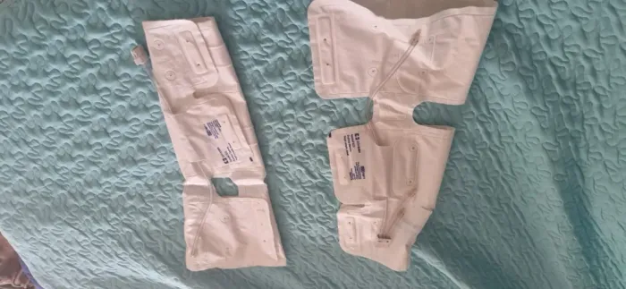 Bota pneumática: Perneira