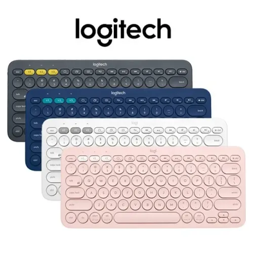 Teclado bluetooth Logitech K380 multidispositivos sem fio 3 conexões slim