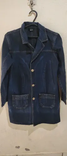 Sobretudo jeans feminino G