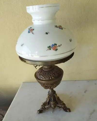 Luminária de bronze