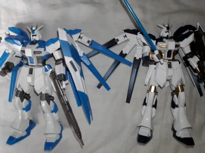 Gundam Rx 93 V2 Hi V Fighter 1/144 Azul Ou Preto ou wing