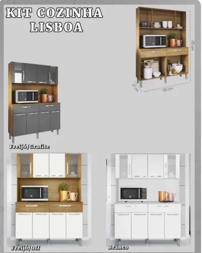 PROMOÇÃO ARMÁRIO DE COZINHA LISBOA 579,90 SÓ MANDA O ENDEREÇO 