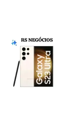 Galaxy Samsung S23 Ultra 5G 256gb, Lacrado + NF (Até 12x)