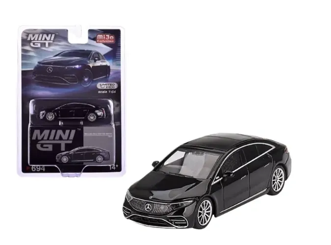 Mini Gt - Mercedes - Benz EQS 580 4MATIC BLACK - MG694
