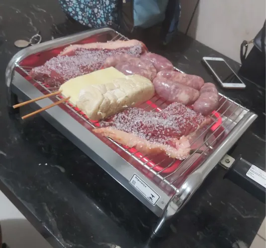 Churrasqueira elétrica direto da fábrica! Apenas 160,00