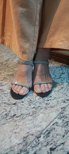 Sandálias Giannini Versace com Strass
