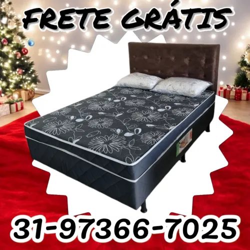 CAMA BOX CASAL NOVAS / IMPERDÍVEL / SUPER OFERTA