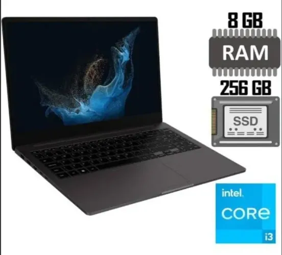 Notebook Galaxy Book2 (i3-1215u/8Gb/256Gb/Full HD Ips) | Lacrado Novo | Loja Fisica