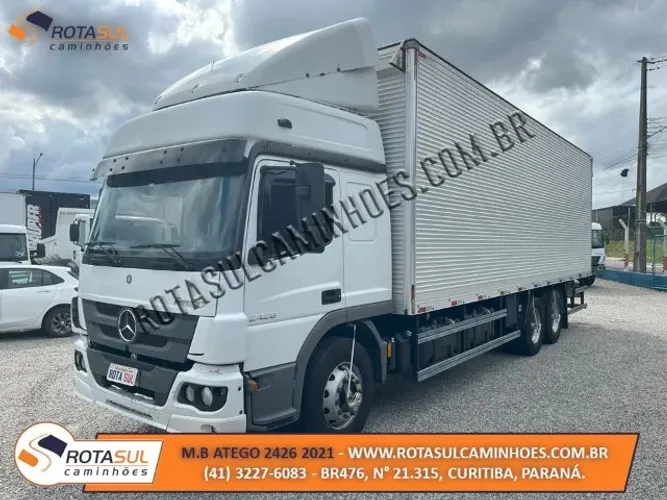 M.B ATEGO 2426 2021 CABINE LEITO TETO ALTO