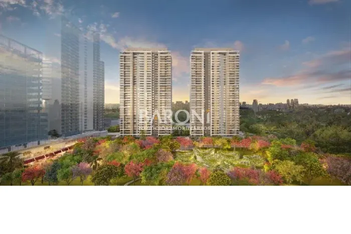 Apartamento para comprar no Brooklin, em construção, 123 m², 3 suítes, 2 vagas de garagem,