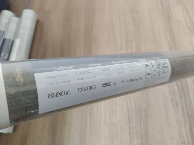 Papel de parede aço escovado 