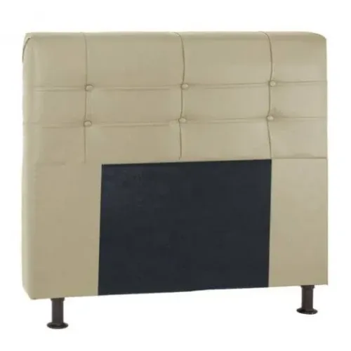 Cabeceira de Cama Estofada Bege com Detalhes -ENTREGA HOJE !!!