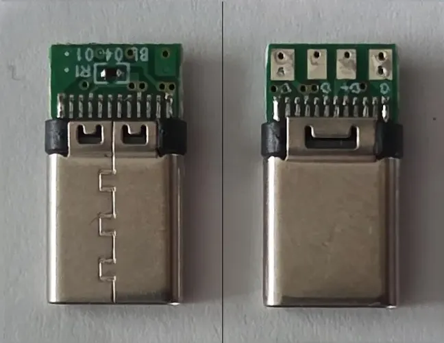 Conector USB Tipo C De 24 Pinos Macho