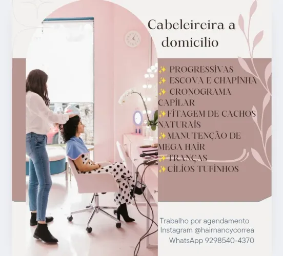 Cabeleireira a domicilio 