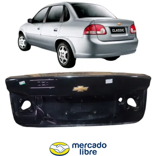 Tampa Traseira Corsa Classic Ls 2012 2013 2014 2015 Usado Preto
