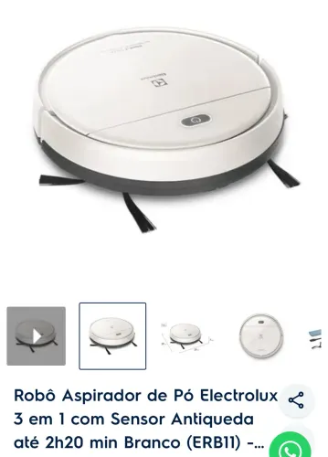 Vendo Robô Aspirador - seminovo com garantia 