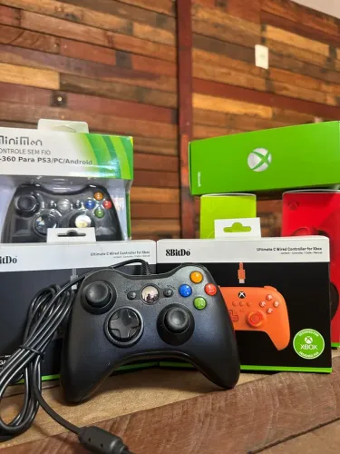 Controles Xbox 360 TV PC diversas plataformas ENTREGAMOS COM GARANTIA 
