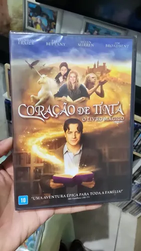 DVD - Coração de Tinta - O Livro Mágico Lacrado 