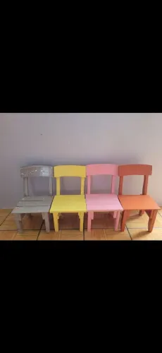 Cadeira Infantil em madeira Criciúma 