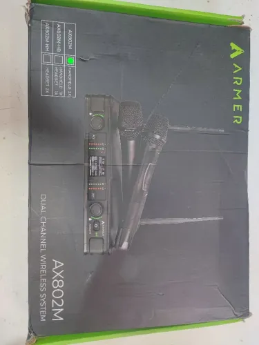 Microfone duplo sem fio ARMER AX802M