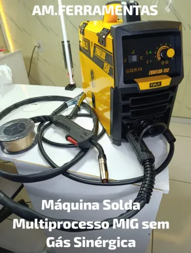 0Máquina Solda Multiprocesso MIG sem Gás Sinérgica