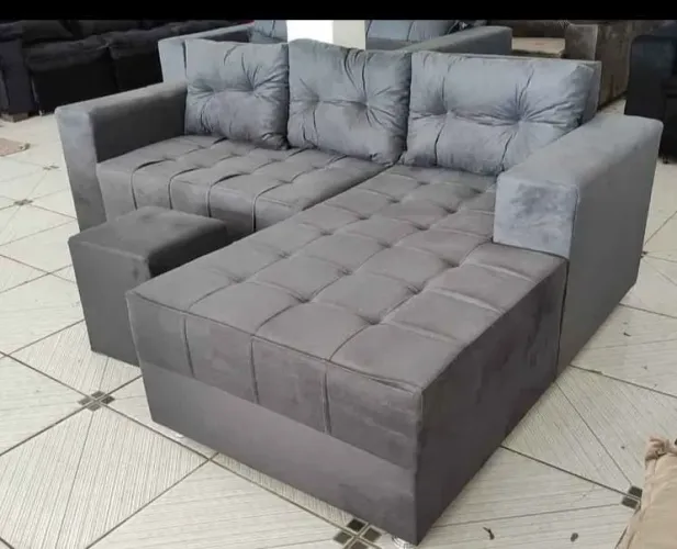 Sofás chaise A pronta entrega por apenas R$750