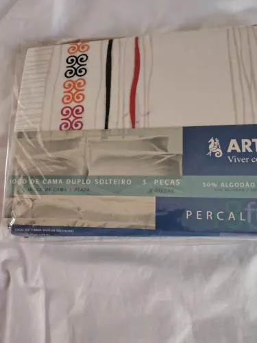 Jogo de cama solteiro artex