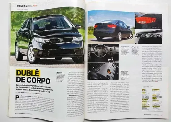 Kia Cerato 2009 2010 - Revista Auto Esporte